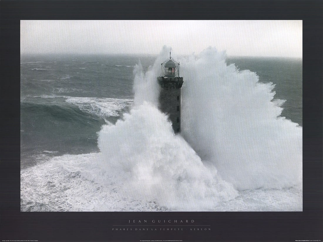 Kereon 23.75" x 31.5" Offset Lithograph C - JEAN GUICHARD Phares Dans la Tempete: Kereon 23.75" x 31.5" Offset Lithograph C - JEAN GUICHARD Phares Dans la Tempete This listing features Kereon 23.75" x 31.5" Offset Lithograph C - JEAN GUICHARD Phares Dans la Tempete. Item specifics