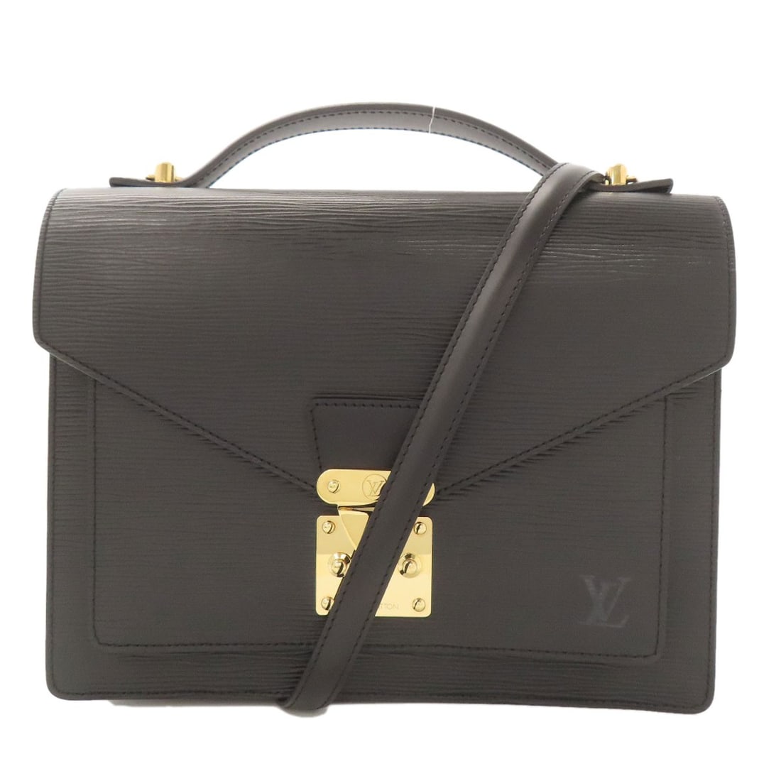 Leather LOUIS VUITTON M52122 Monceau Handbag Epi (1 of 20)