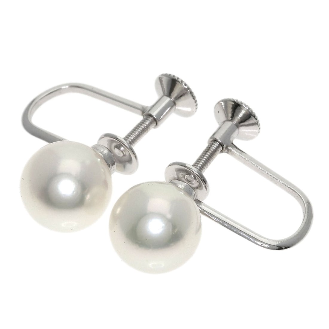 Gold MIKIMOTO Pearl Earring K14 White (1 of 6)