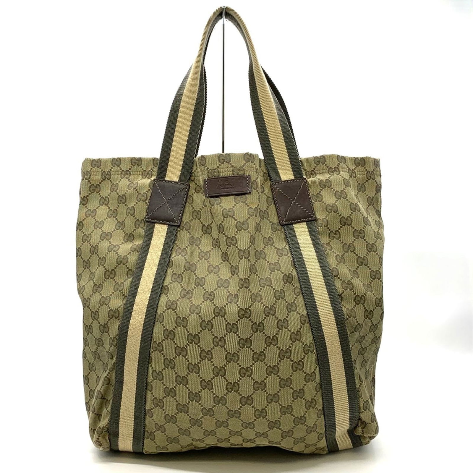 Canvas Gucci Tote Bag Gg (1 of 10)