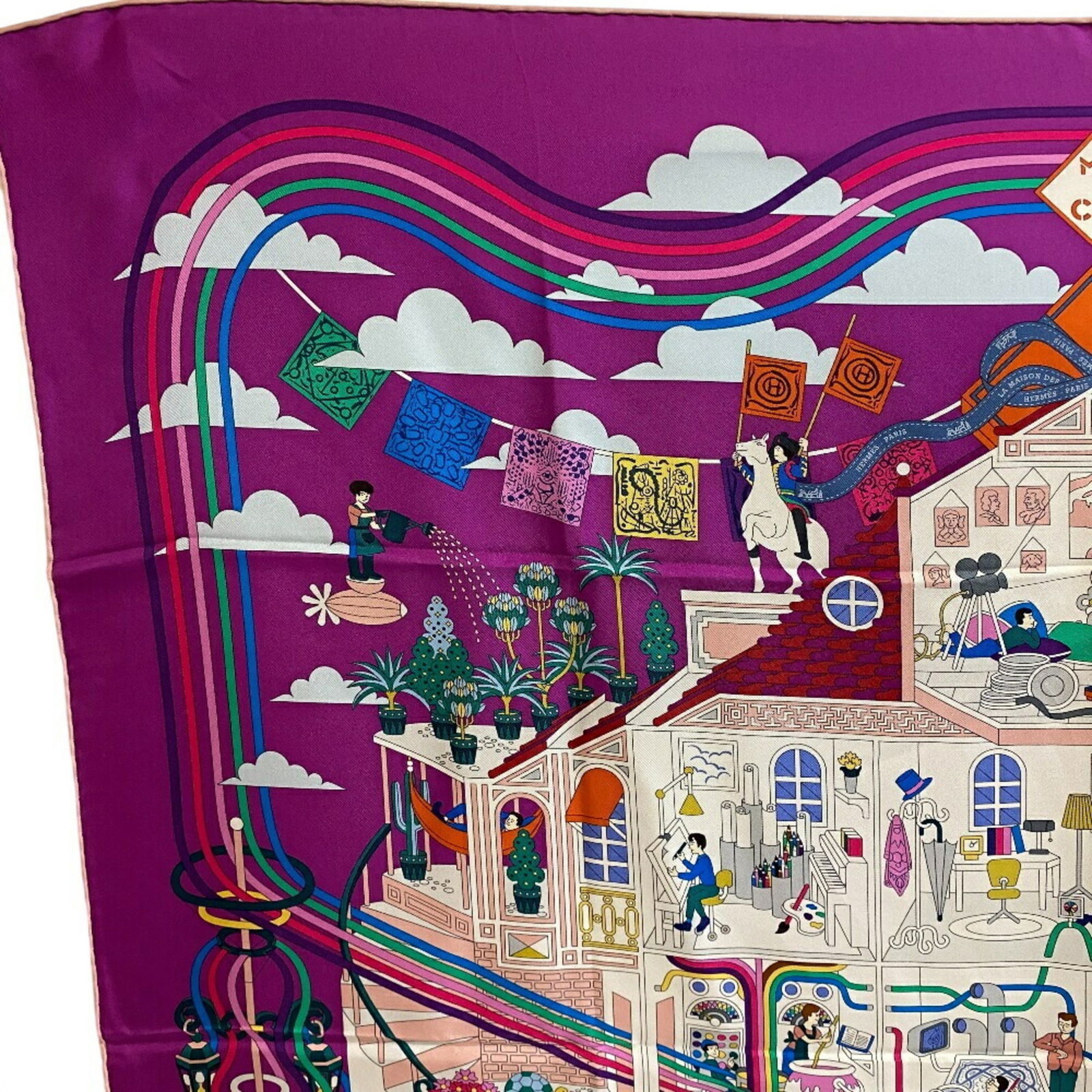 Silk Hermes Scarf - 3