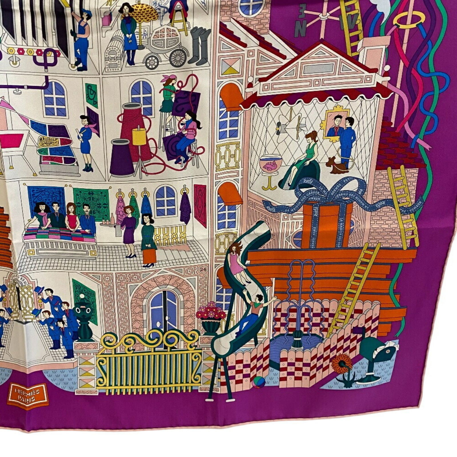 Silk Hermes Scarf - 5