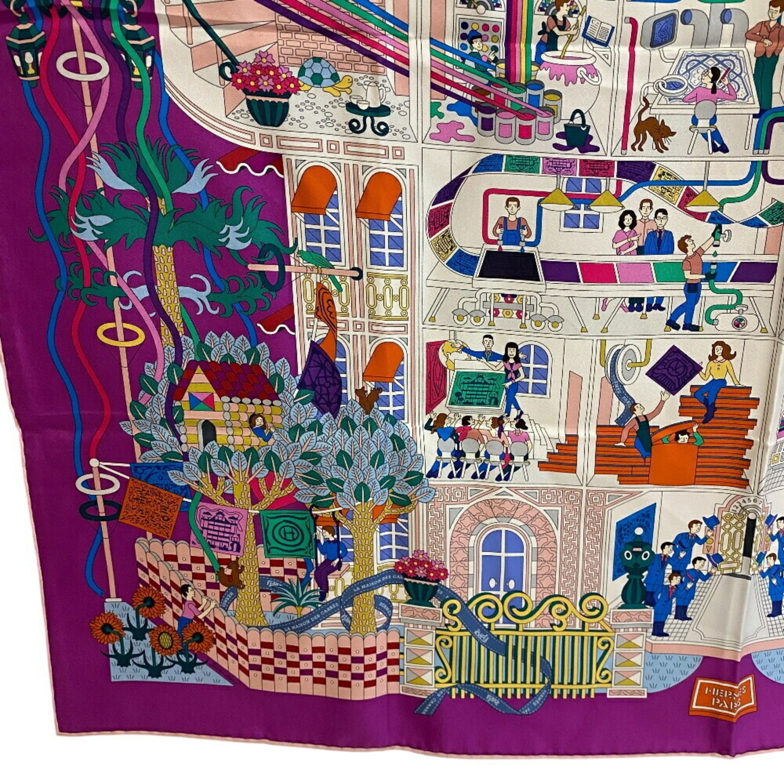 Silk Hermes Scarf - 6
