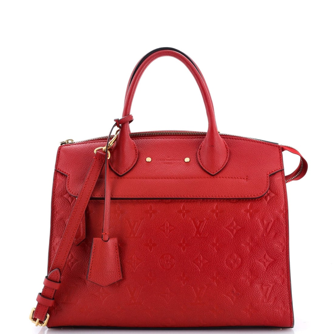 MM Louis Vuitton Pont Neuf Handbag Monogram Empreinte Leather (1 of 9)