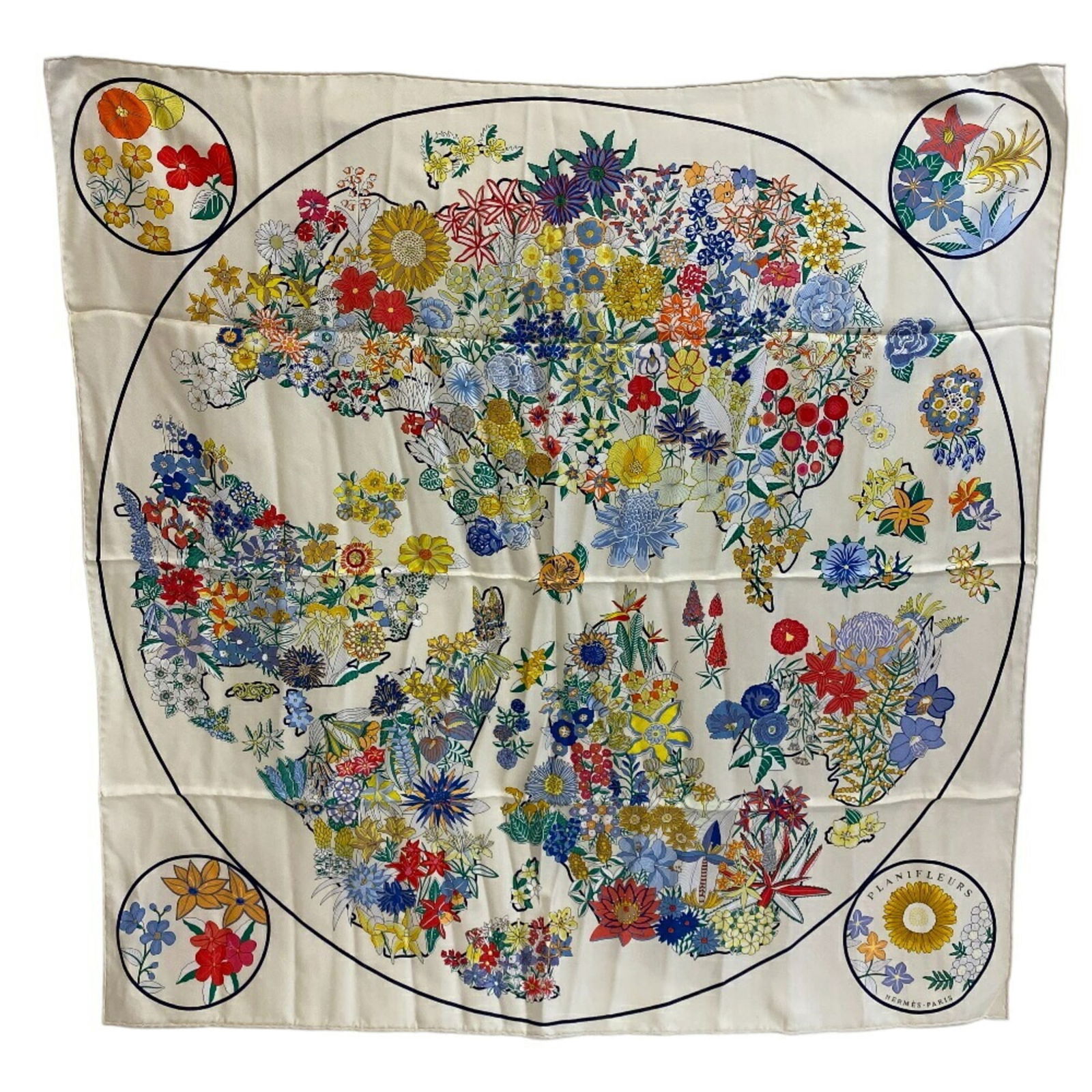 Silk Hermes Scarf - 2