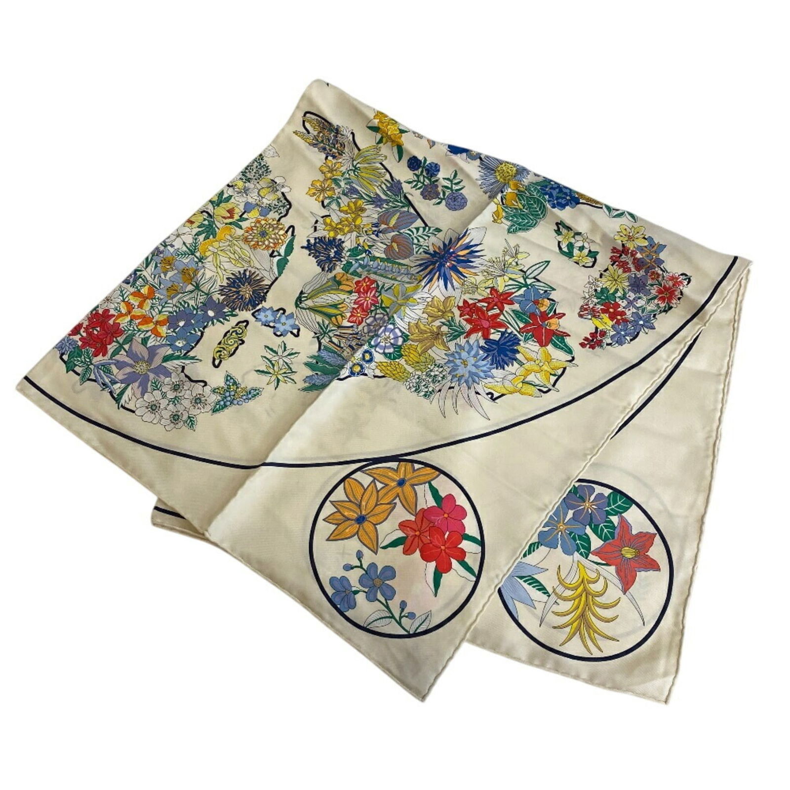 Silk Hermes Scarf - 7