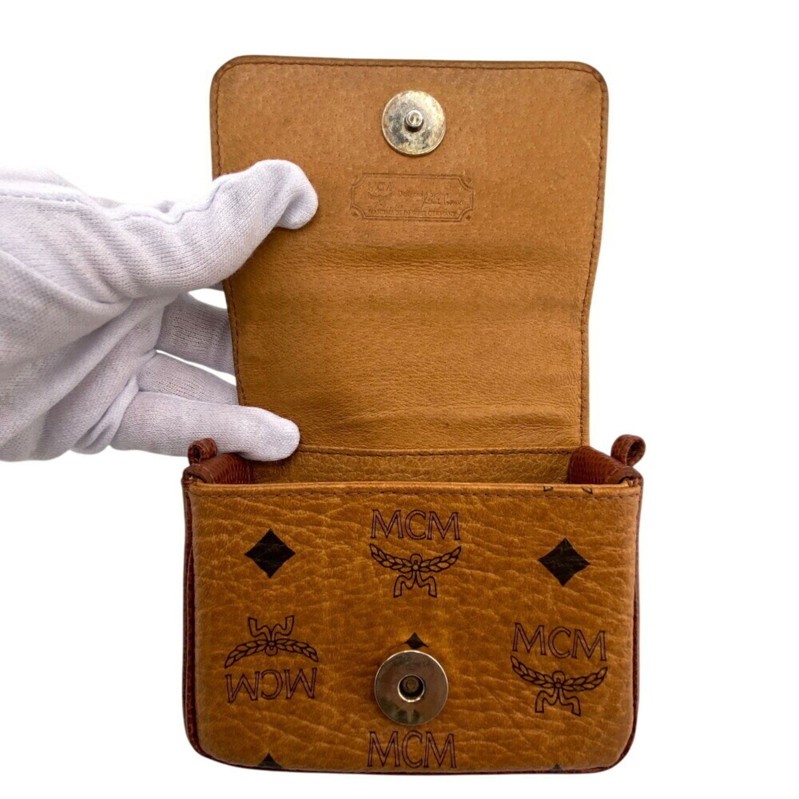 Leather Mcm Pouch - 5