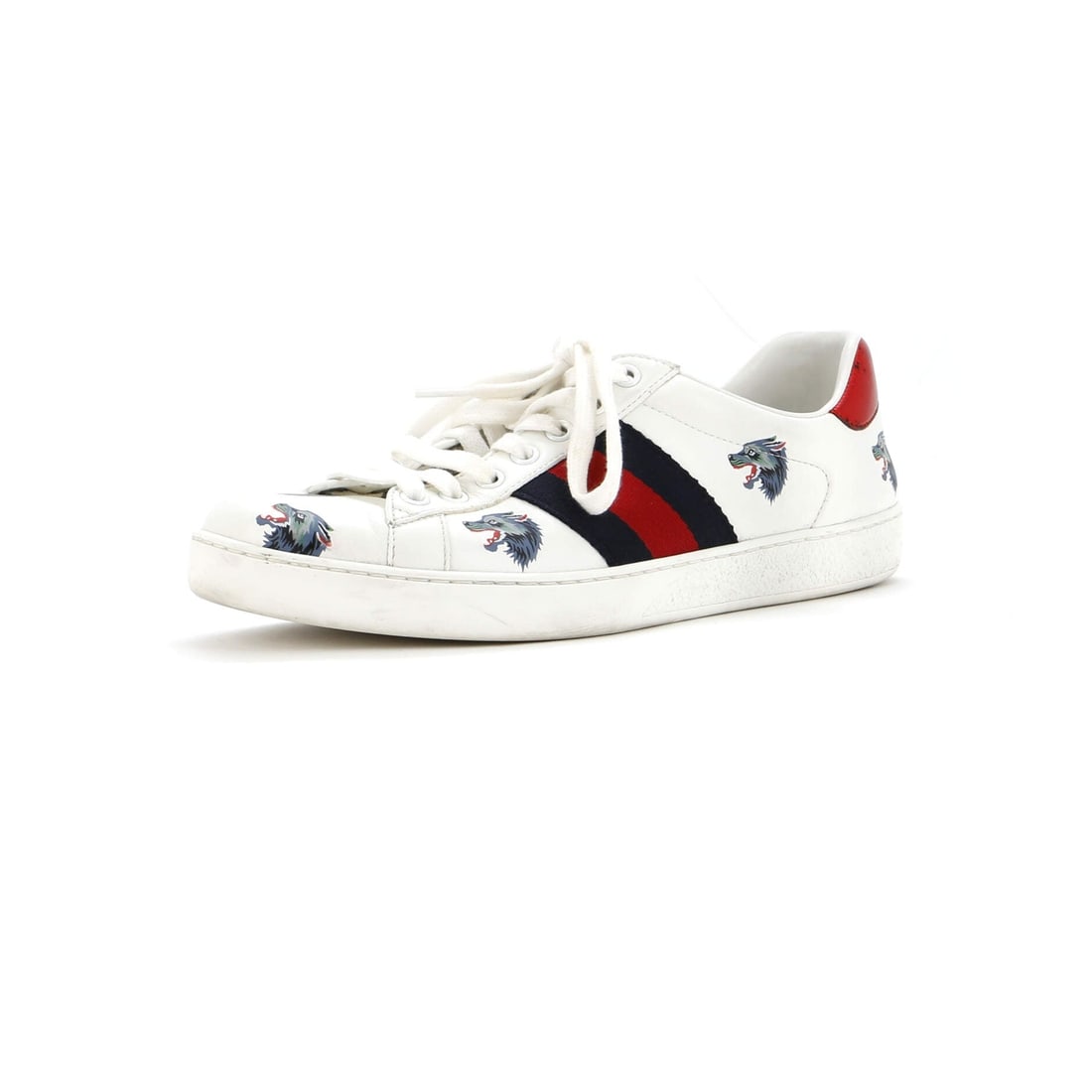 Leather Gucci Ace Sneakers Embroidered (1 of 6)