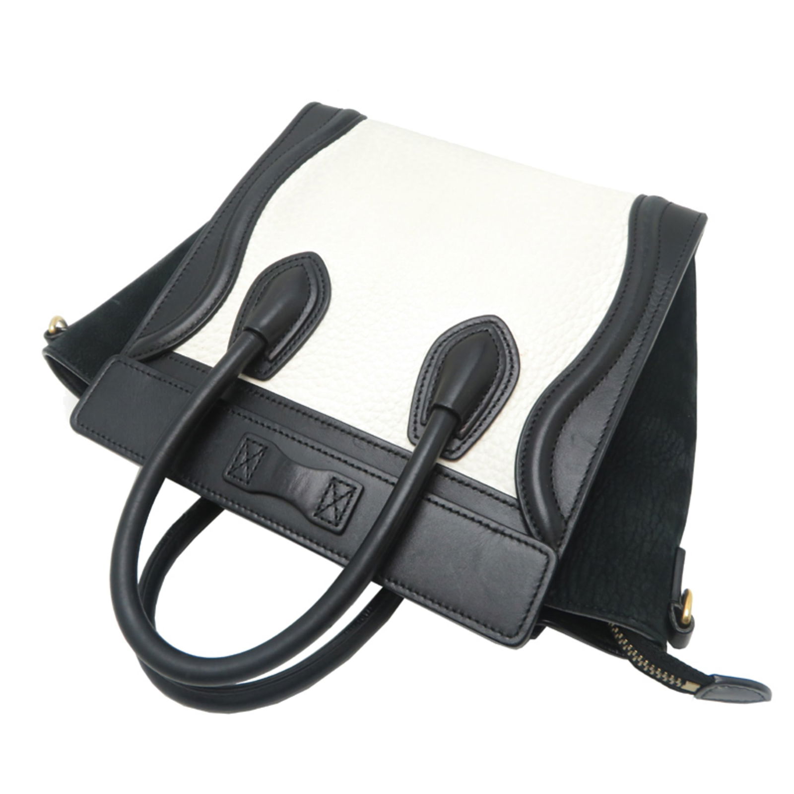 Leather Celine Handbag - 4