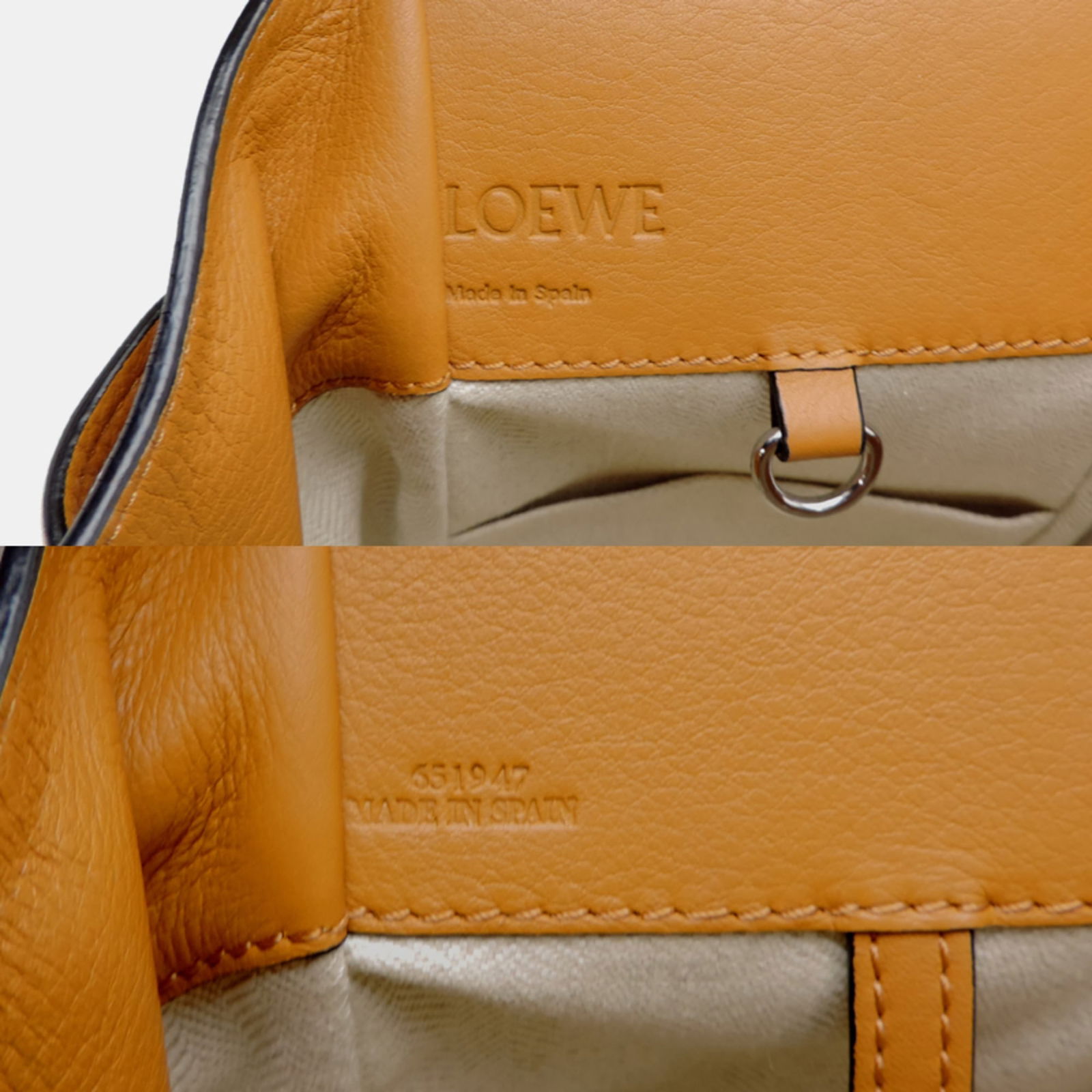 Leather Loewe Handbag - 7