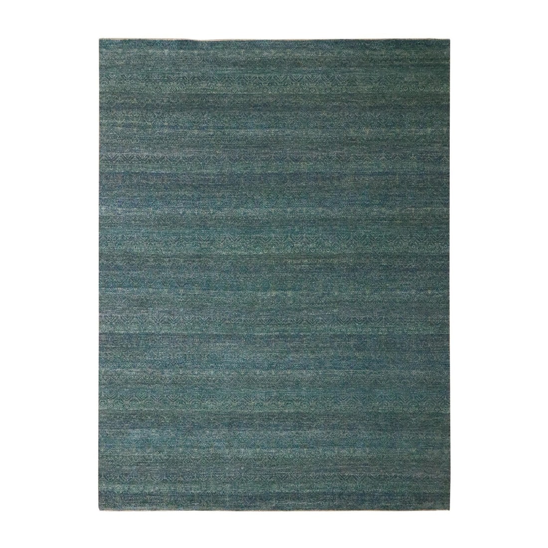 Rug 9'x12' Ocean Blue Kohinoor Small Geometric Design Wool Hand Knotted: Rug 9'x12' Ocean Blue Kohinoor Small Geometric Design Wool Hand Knotted This listing features Rug 9'x12' Ocean Blue Kohinoor Small Geometric Design Wool Hand Knotted. Item specifics are provided
