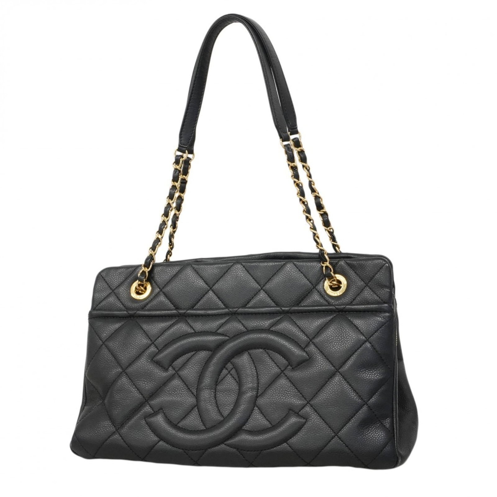 Calfskin Chanel Tote Bag Grained: Calfskin Chanel Tote Bag Grained This listing features Calfskin Chanel Tote Bag Grained. Item specifics are provided below. Item Specifics: Brand: Chanel Type: Tote Bag Material: Grained Calfskin