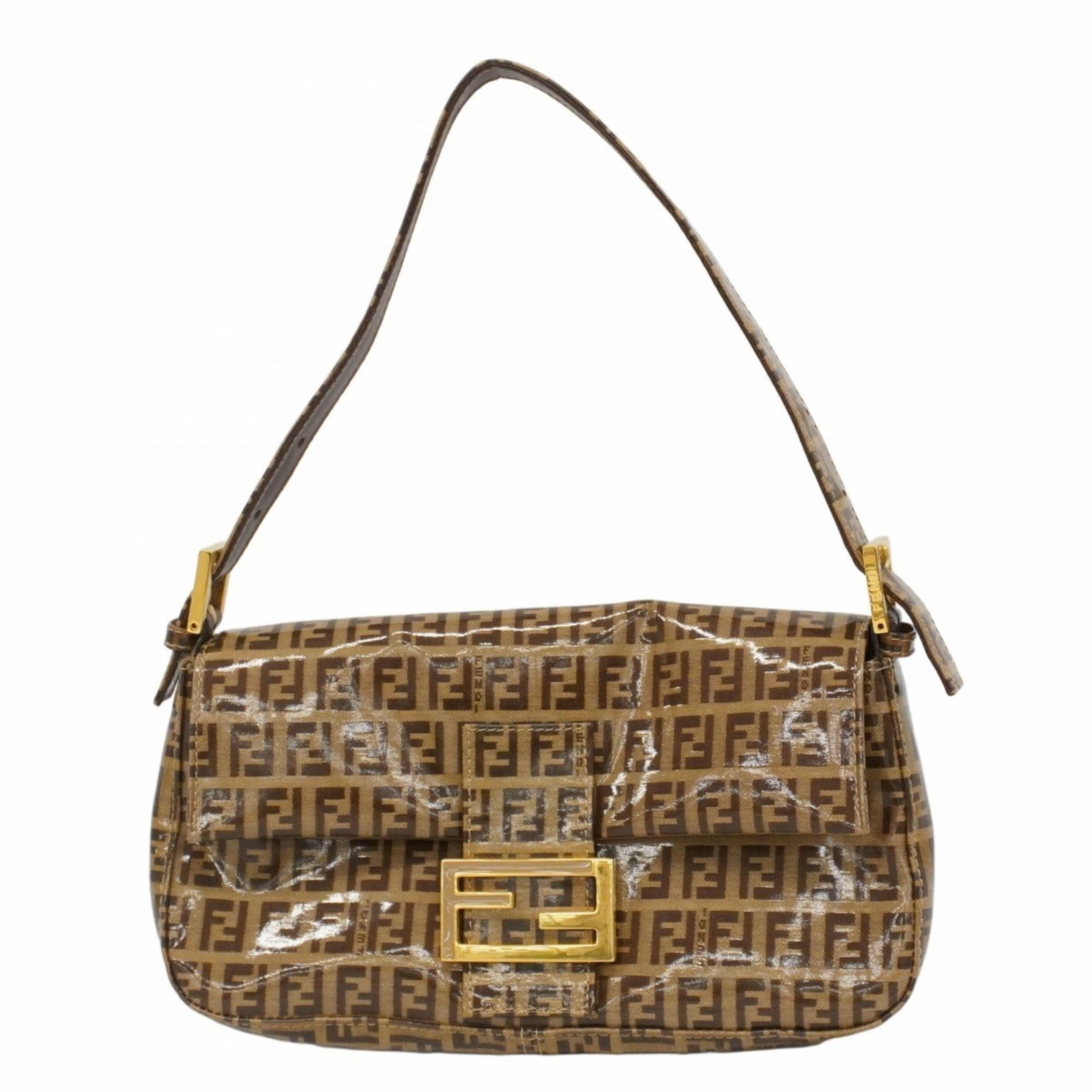 Canvas Fendi Handbag Coated (1 of 16)
