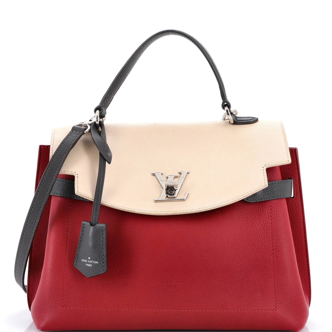 MM Louis Vuitton Lockme Ever Handbag Leather: MM Louis Vuitton Lockme Ever Handbag Leather This listing features MM Louis Vuitton Lockme Ever Handbag Leather. Item specifics are provided below. Item Specifics: Brand: Louis Vuitton Exterior