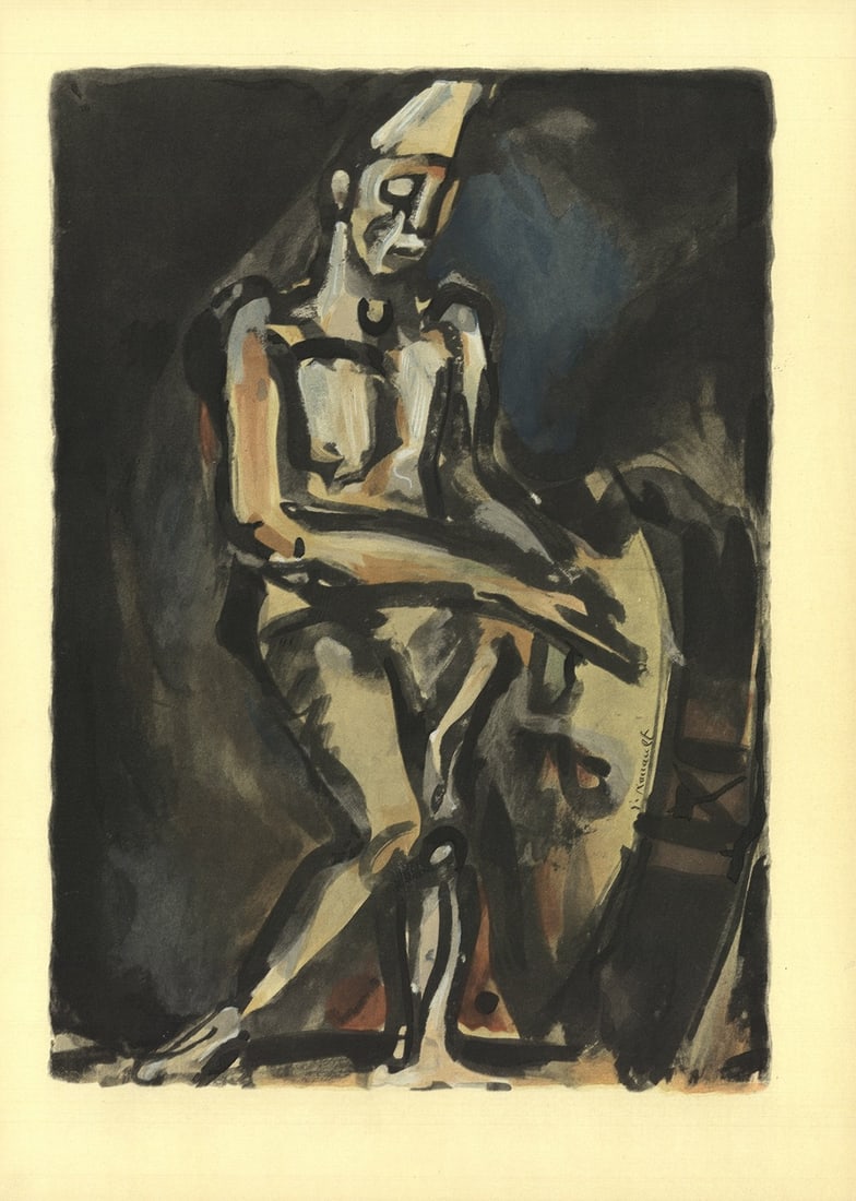 Brown GEORGES ROUAULT Le Clown 18" x 13" Lithograph 1965 Modernism: Brown GEORGES ROUAULT Le Clown 18" x 13" Lithograph 1965 Modernism This listing features Brown GEORGES ROUAULT Le Clown 18" x 13" Lithograph 1965 Modernism. Item specifics are provided below. Item