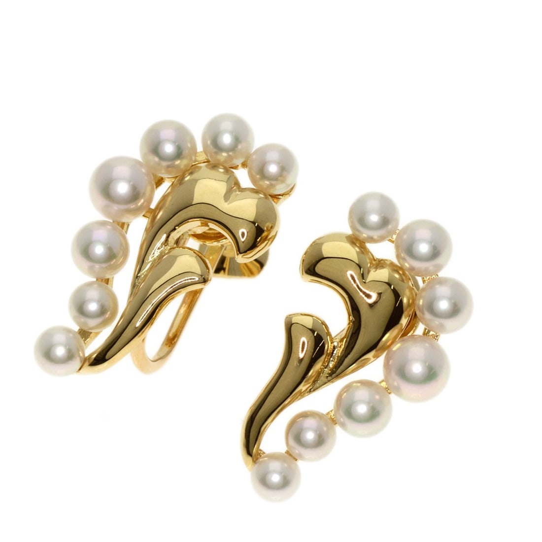 Gold MIKIMOTO Leaf Akoya Pearl Earring K18 Yellow: Gold MIKIMOTO Leaf Akoya Pearl Earring K18 Yellow This listing features Gold MIKIMOTO Leaf Akoya Pearl Earring K18 Yellow. Item specifics are provided below. Item Specifics: Brand: MIKIMOTO Style: Ear