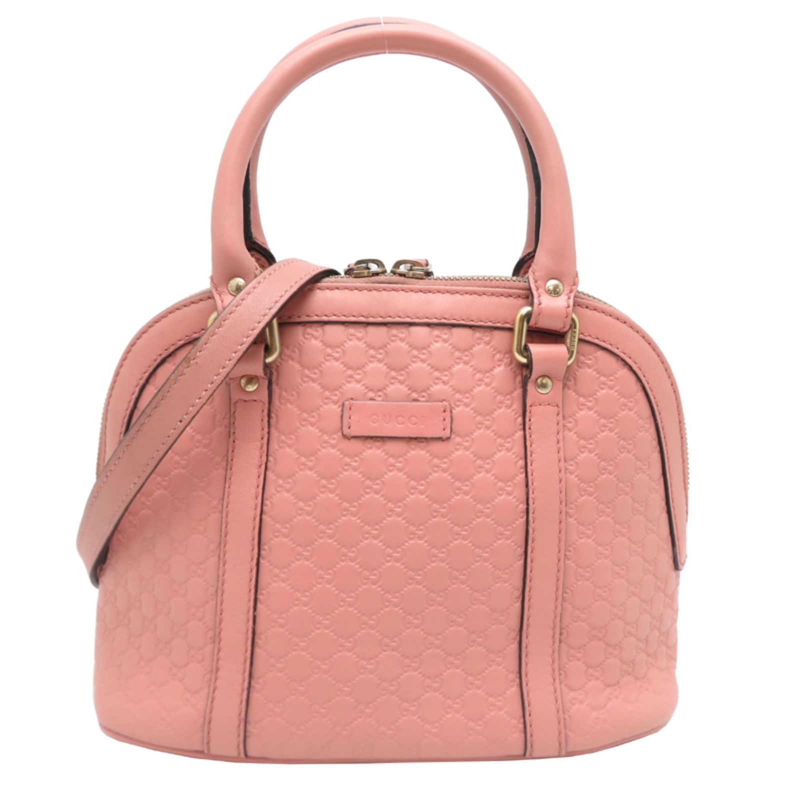 Leather Gucci Handbag Micro Gg: Leather Gucci Handbag Micro Gg This listing features Leather Gucci Handbag Micro Gg. Item specifics are provided below. Item Specifics: Brand: Gucci Type: Handbag Material: Micro Gg Leather Color: Pin