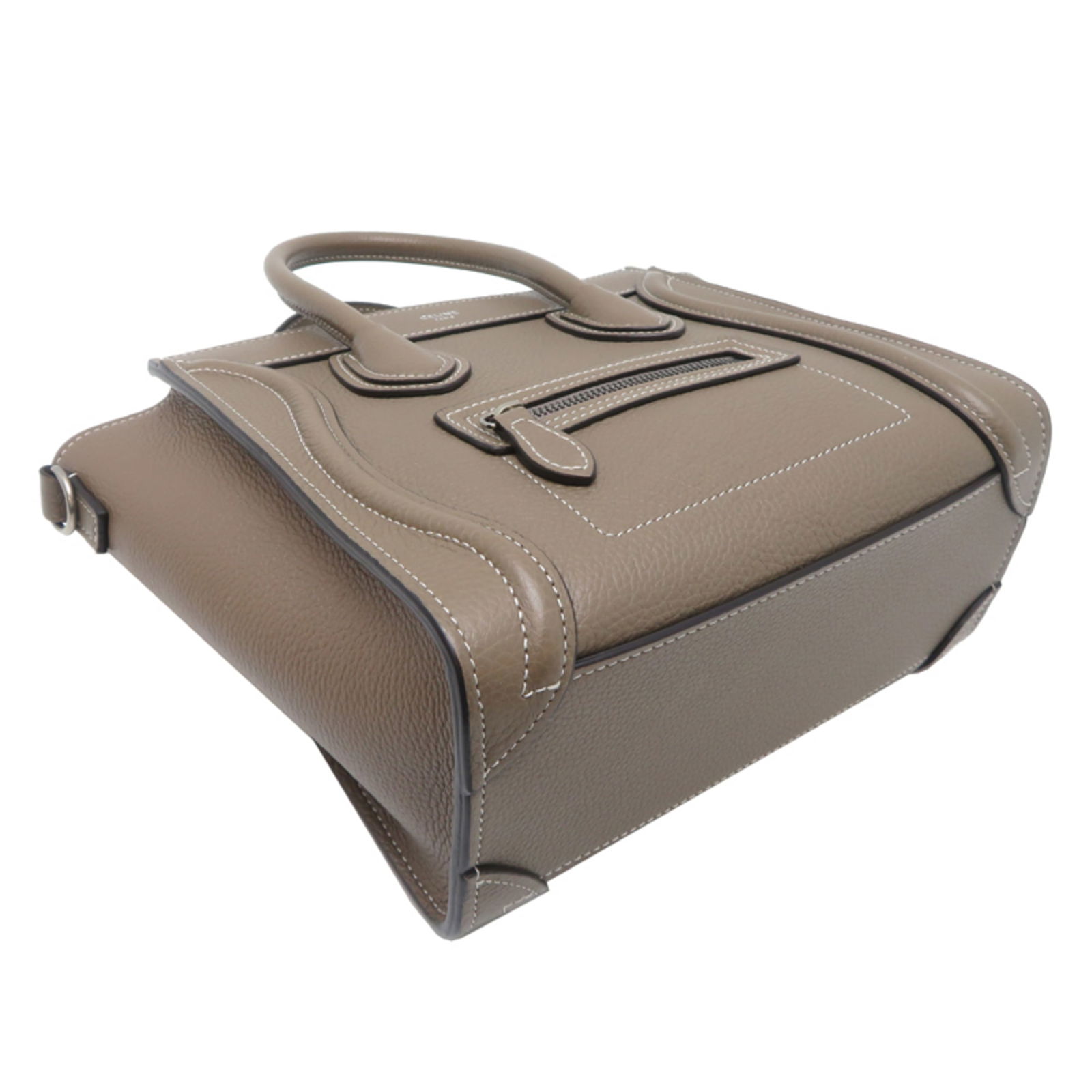 Leather Celine Handbag - 3