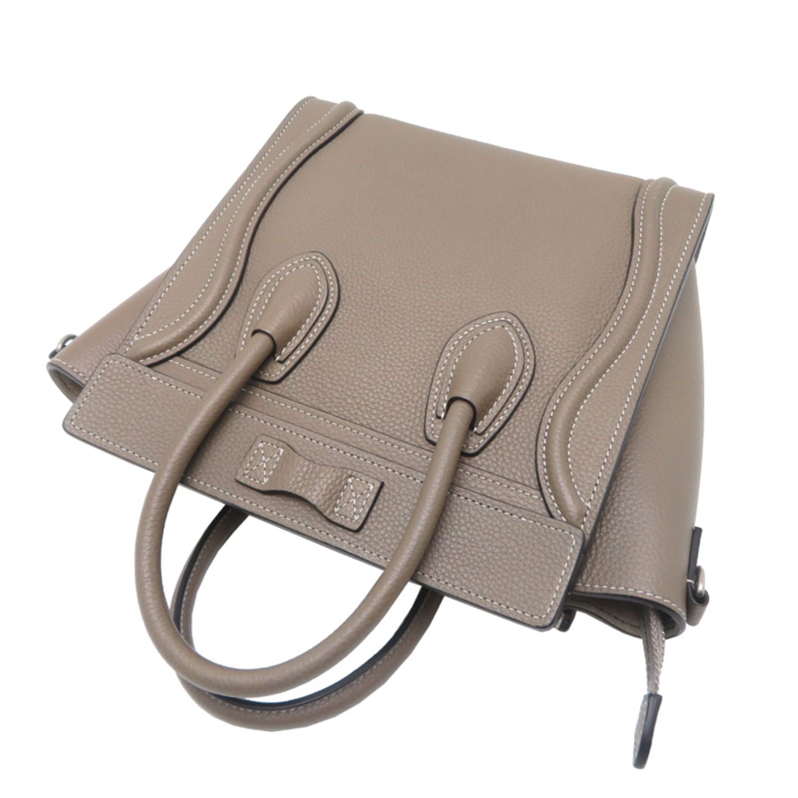 Leather Celine Handbag - 4