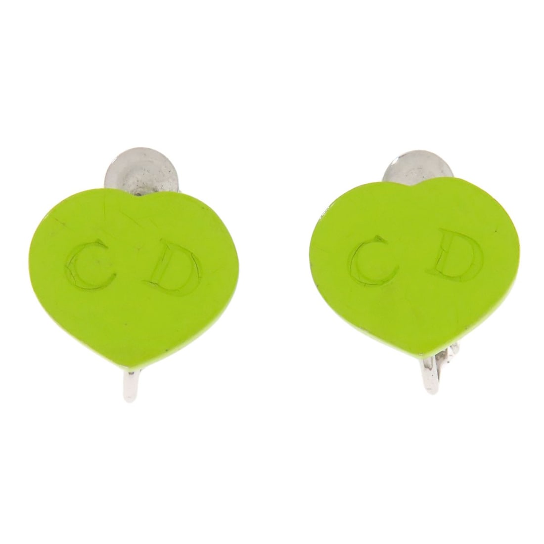 Plastic CHRISTIAN DIOR heart Earring Metal: Plastic CHRISTIAN DIOR heart Earring Metal This listing features Plastic CHRISTIAN DIOR heart Earring Metal. Item specifics are provided below. Item Specifics: Brand: CHRISTIAN DIOR Style: Earring