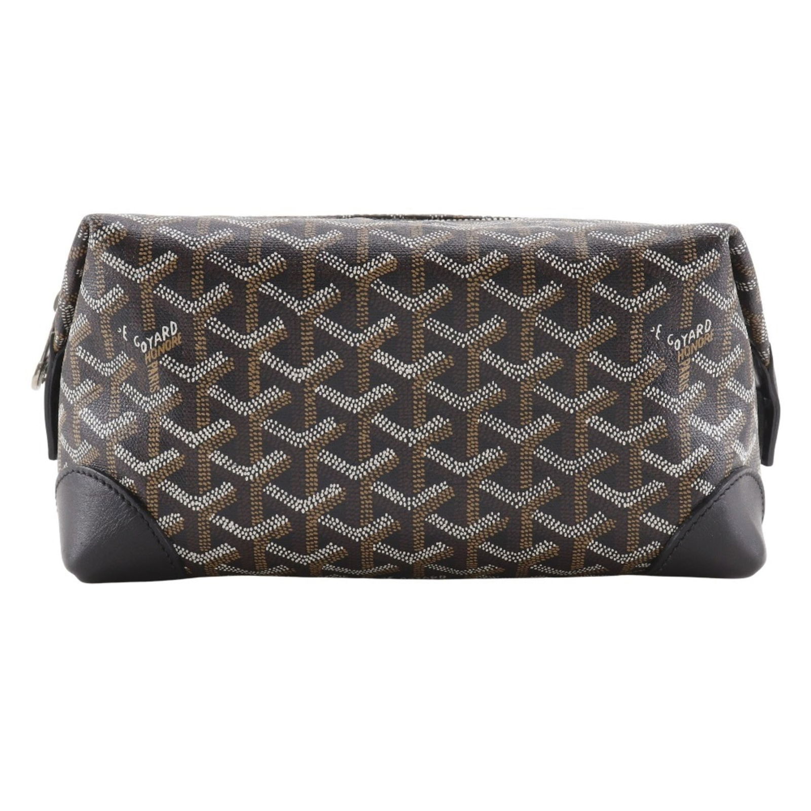 Pvc Goyard Pouch: Pvc Goyard Pouch This listing features Pvc Goyard Pouch. Item specifics are provided below. Item Specifics: Brand: Goyard Type: Pouch Material: Pvc Color: Black Closure: Zipper Inner Pocket: Open
