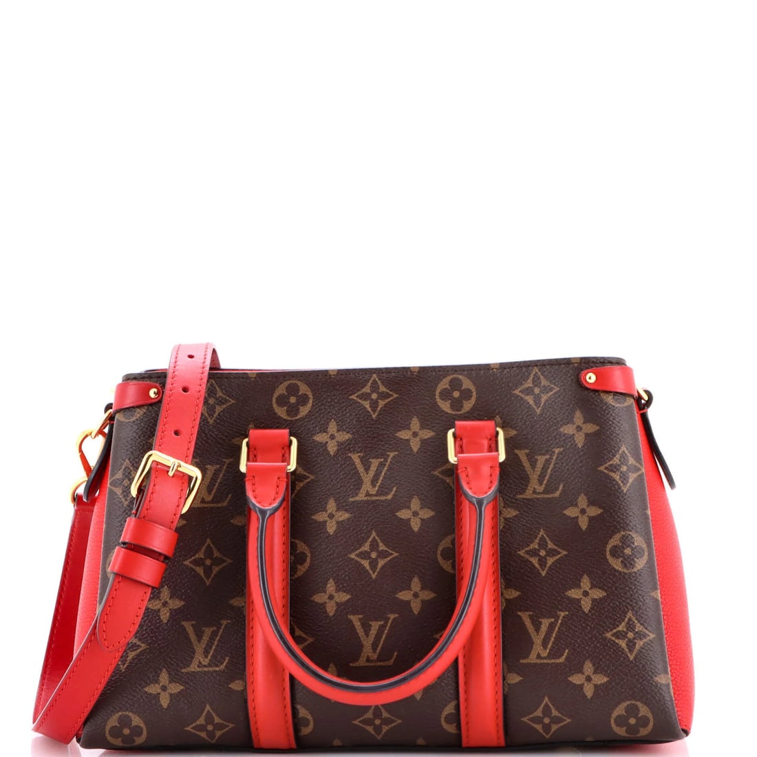 BB Louis Vuitton Soufflot Tote Monogram Canvas with Leather (1 of 8)