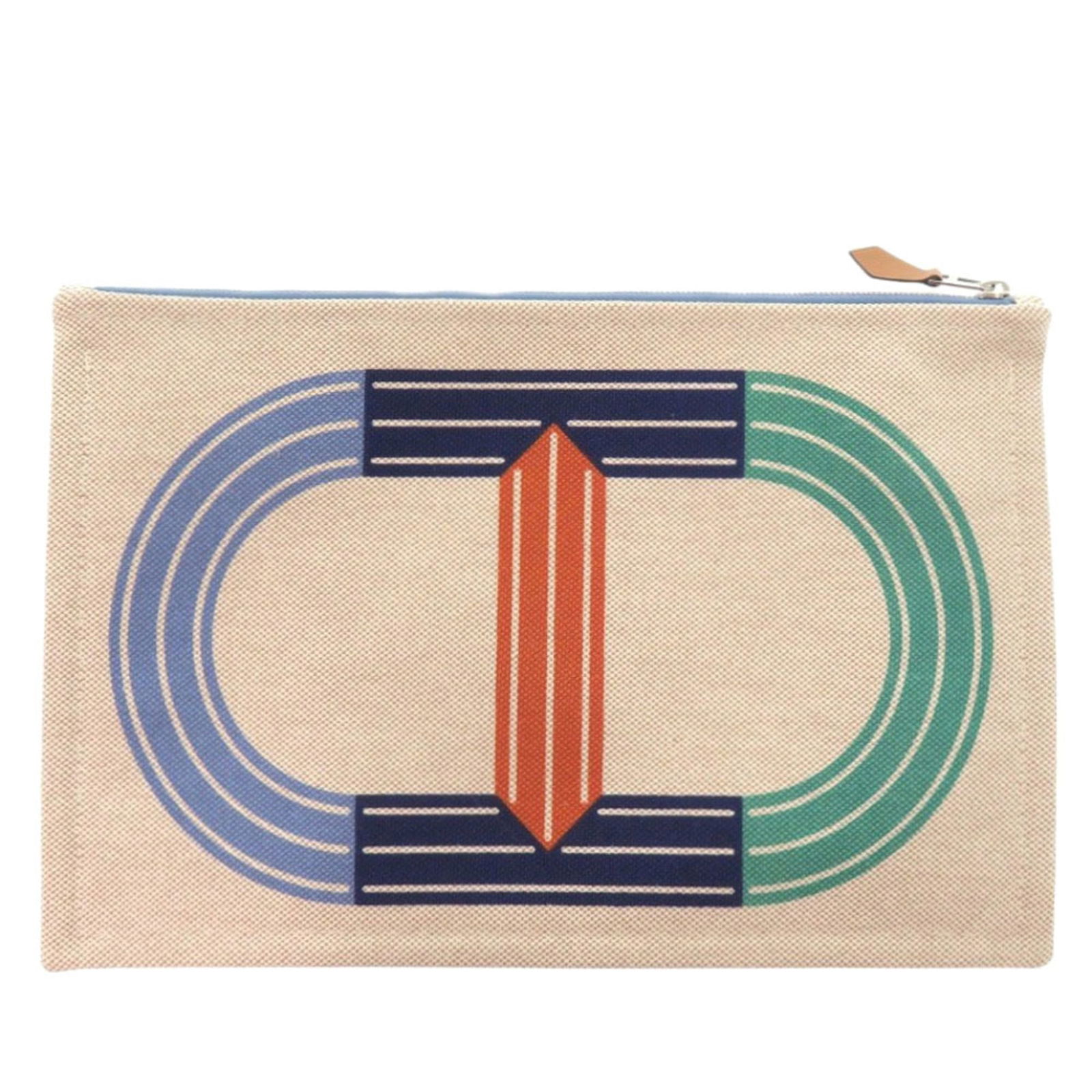 Cotton Hermes Pouch: Cotton Hermes Pouch This listing features Cotton Hermes Pouch. Item specifics are provided below. Item Specifics: Brand: Hermes Type: Pouch Material: Cotton Color: Brique Closure: Zipper Gender: Women