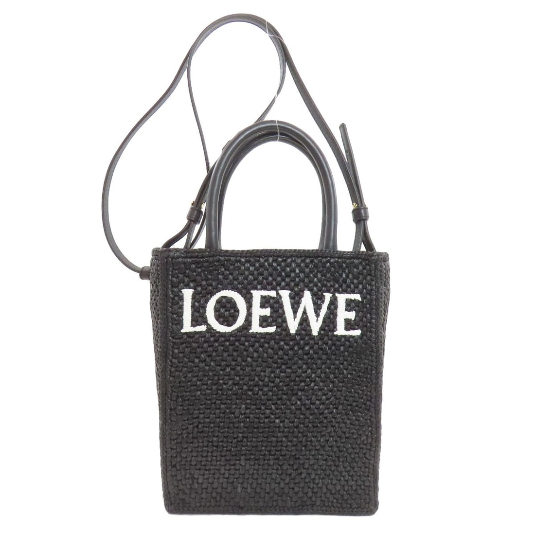 Raffia LOEWE 2WAY Handbag: Raffia LOEWE 2WAY Handbag This listing features Raffia LOEWE 2WAY Handbag. Item specifics are provided below. Item Specifics: Brand: LOEWE Style: Handbag Exterior Material: Raffia Exterior Color: