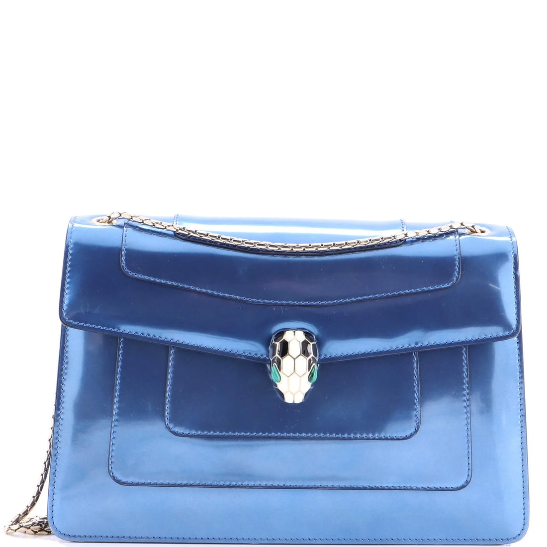 Medium Bvlgari Serpenti Forever Shoulder Bag Metallic Leather: Medium Bvlgari Serpenti Forever Shoulder Bag Metallic Leather This listing features Medium Bvlgari Serpenti Forever Shoulder Bag Metallic Leather. Item specifics are provided below. Item Specifics: