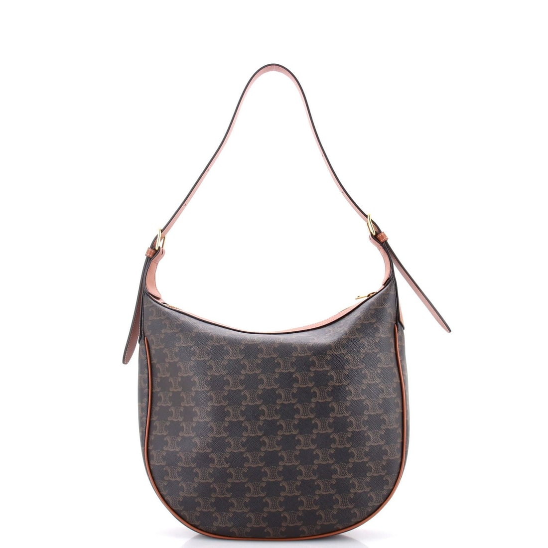 Medium Celine Heloise Bag Triomphe Coated Canvas - 3