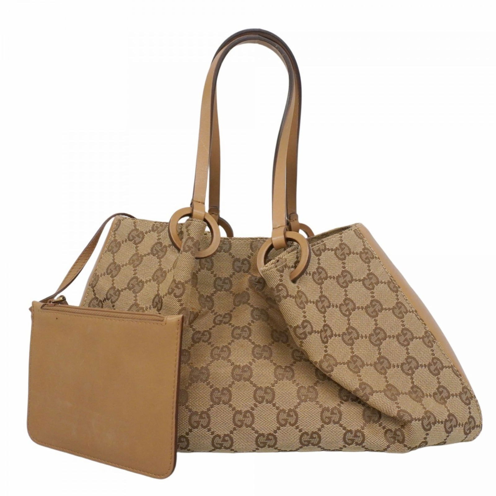 Canvas Gucci Tote Bag: Canvas Gucci Tote Bag This listing features Canvas Gucci Tote Bag. Item specifics are provided below. Item Specifics: Brand: Gucci Type: Tote Bag Material: Canvas Color: Beige Hardware Color: Silver G