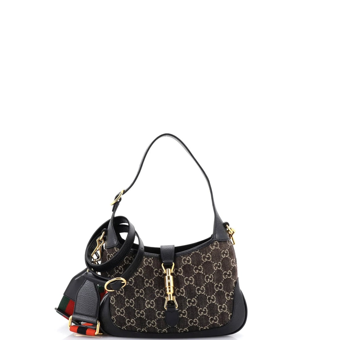 Small Gucci Jackie 1961 Hobo GG Denim: Small Gucci Jackie 1961 Hobo GG Denim This listing features Small Gucci Jackie 1961 Hobo GG Denim. Item specifics are provided below. Item Specifics: Brand: Gucci Exterior Material: Denim Leather Styl