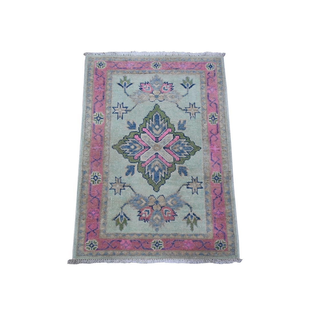 Rug 2'x2'9" Uranian Blue Caucasian Design Wool Fusion Kazak Mat Oriental: Rug 2'x2'9" Uranian Blue Caucasian Design Wool Fusion Kazak Mat Oriental This listing features Rug 2'x2'9" Uranian Blue Caucasian Design Wool Fusion Kazak Mat Oriental. Item specifics are provided bel
