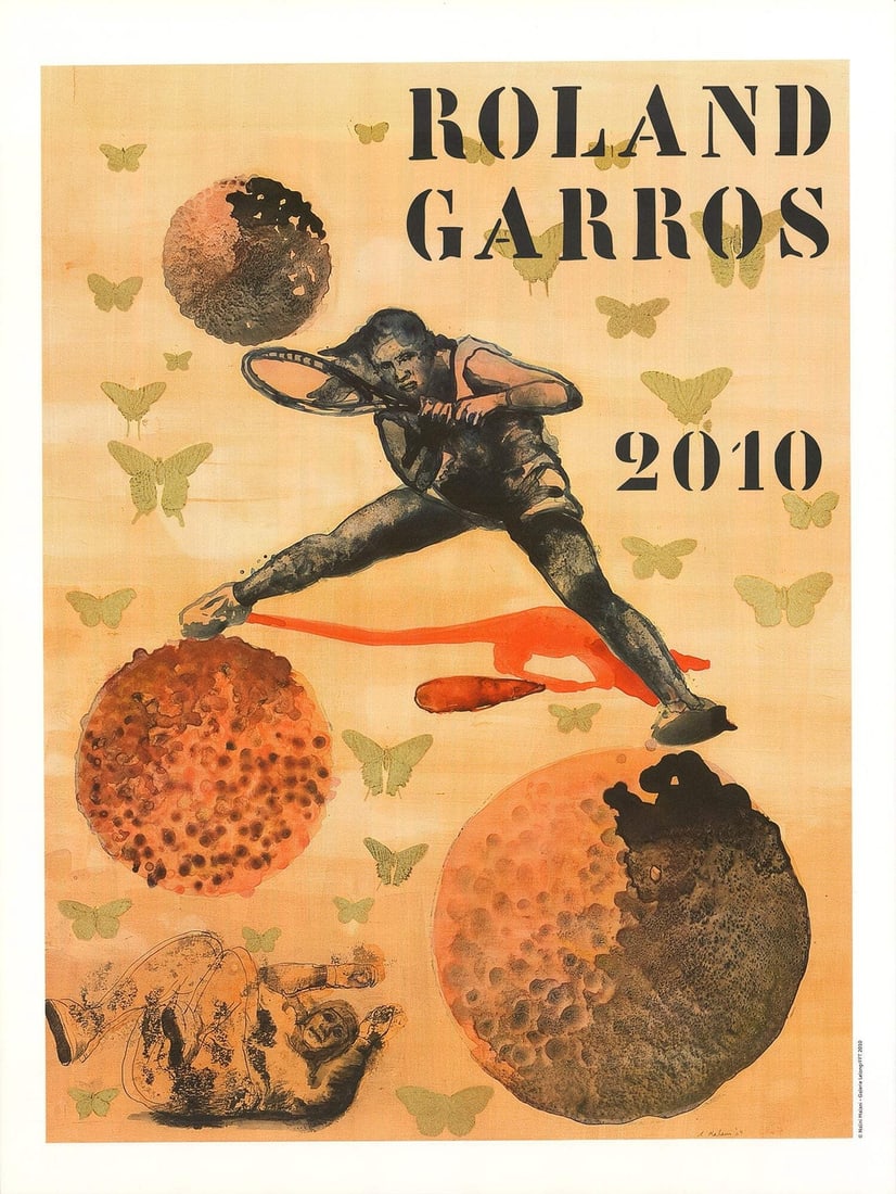 Contemporary NALINI MALANI Roland Garros French Open 31.75" x 23.75" Poster 2010: Contemporary NALINI MALANI Roland Garros French Open 31.75" x 23.75" Poster 2010 This listing features Contemporary NALINI MALANI Roland Garros French Open 31.75" x 23.75" Poster 2010. Item specifics