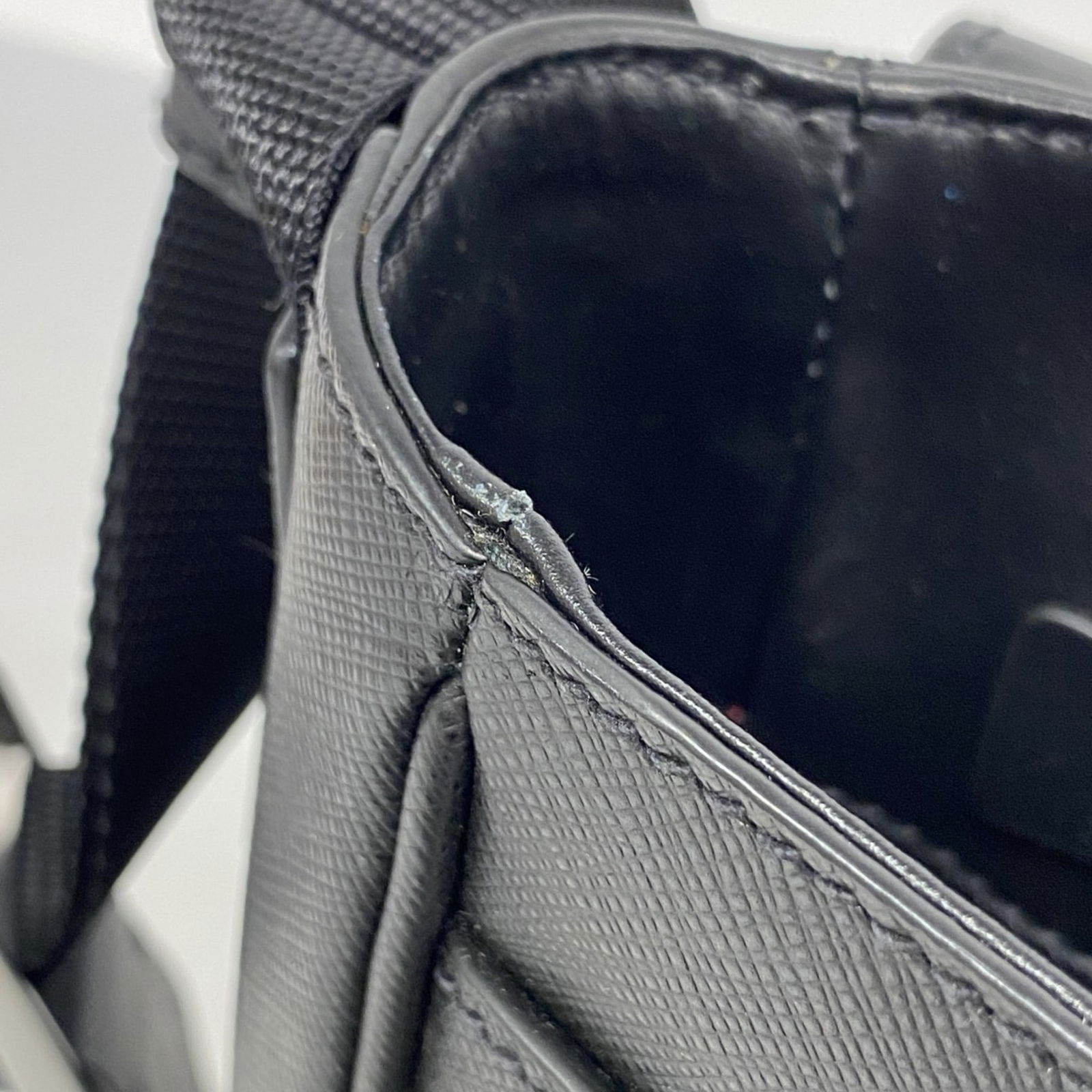 Leather Prada Shoulder Bag - 6