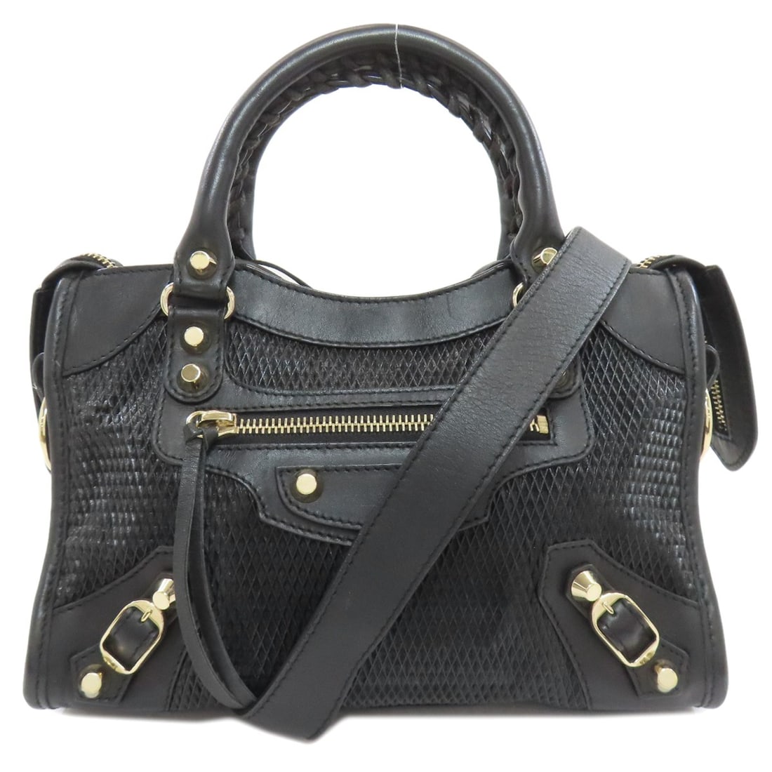 Leather BALENCIAGA City mini Handbag (1 of 20)