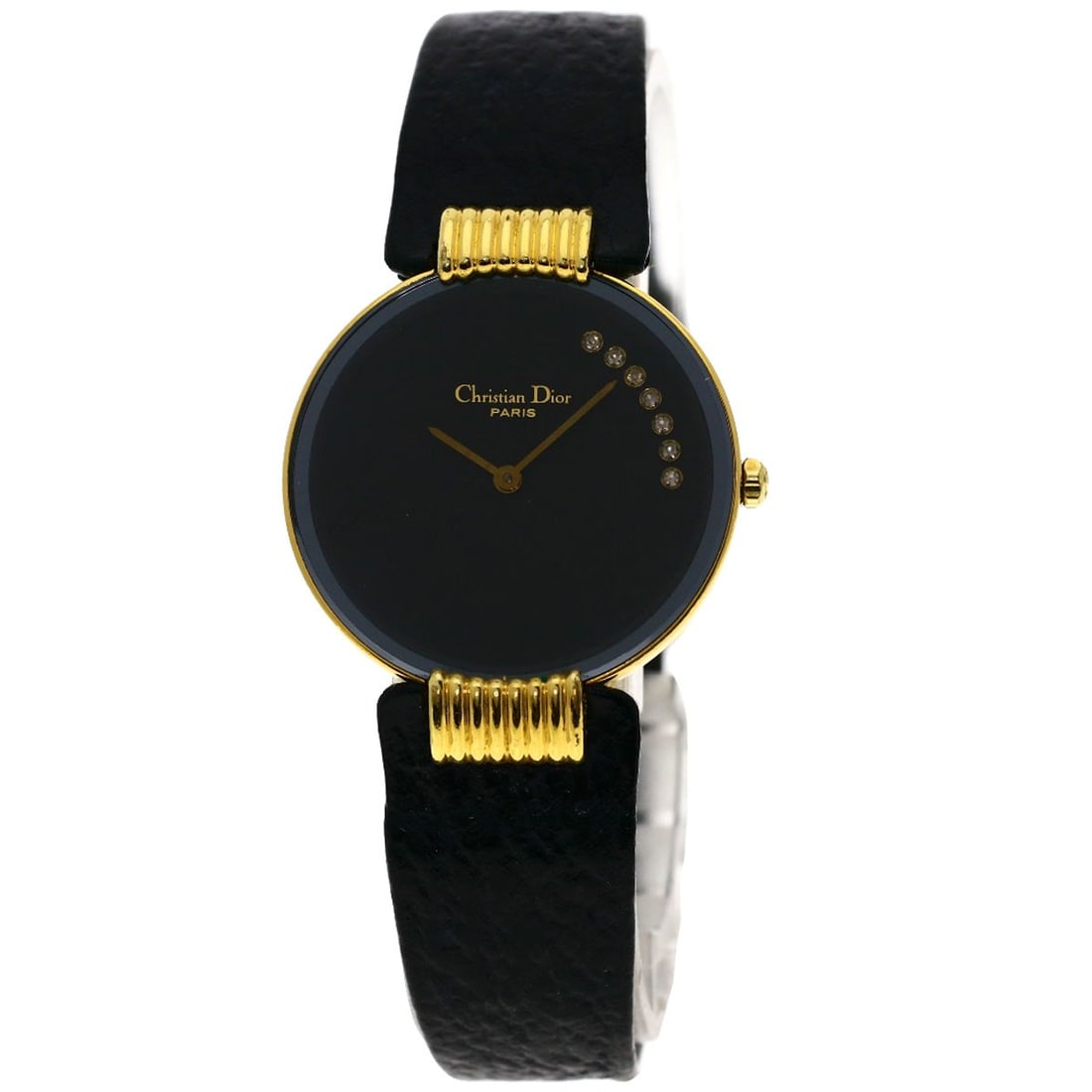 Leather CHRISTIAN DIOR Round face Watches 46.153-3 Gold Plated/: Leather CHRISTIAN DIOR Round face Watches 46.153-3 Gold Plated/ This listing features Leather CHRISTIAN DIOR Round face Watches 46.153-3 Gold Plated/. Item specifics are provided below. Item
