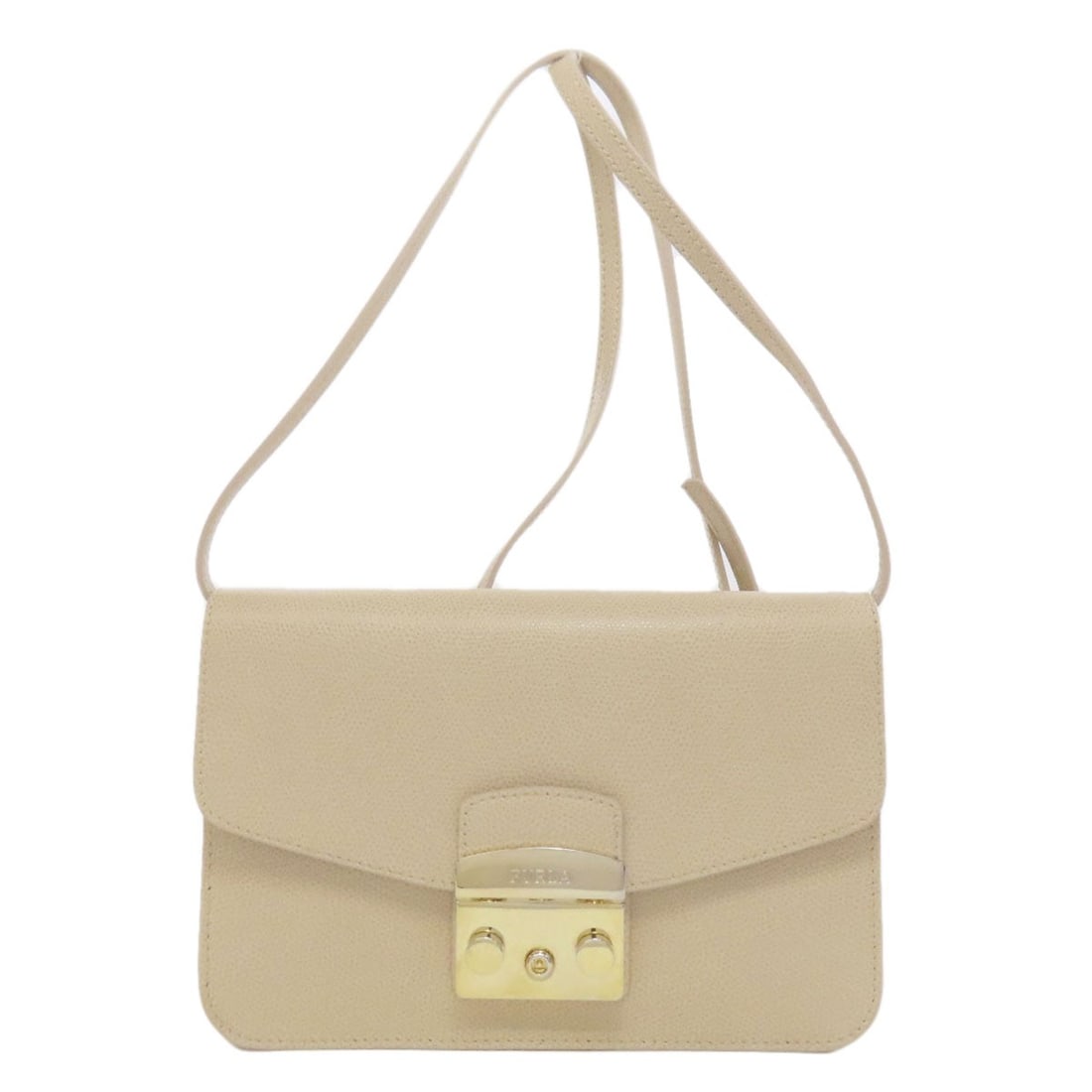 Leather Furla logo Shoulder Bag (1 of 17)