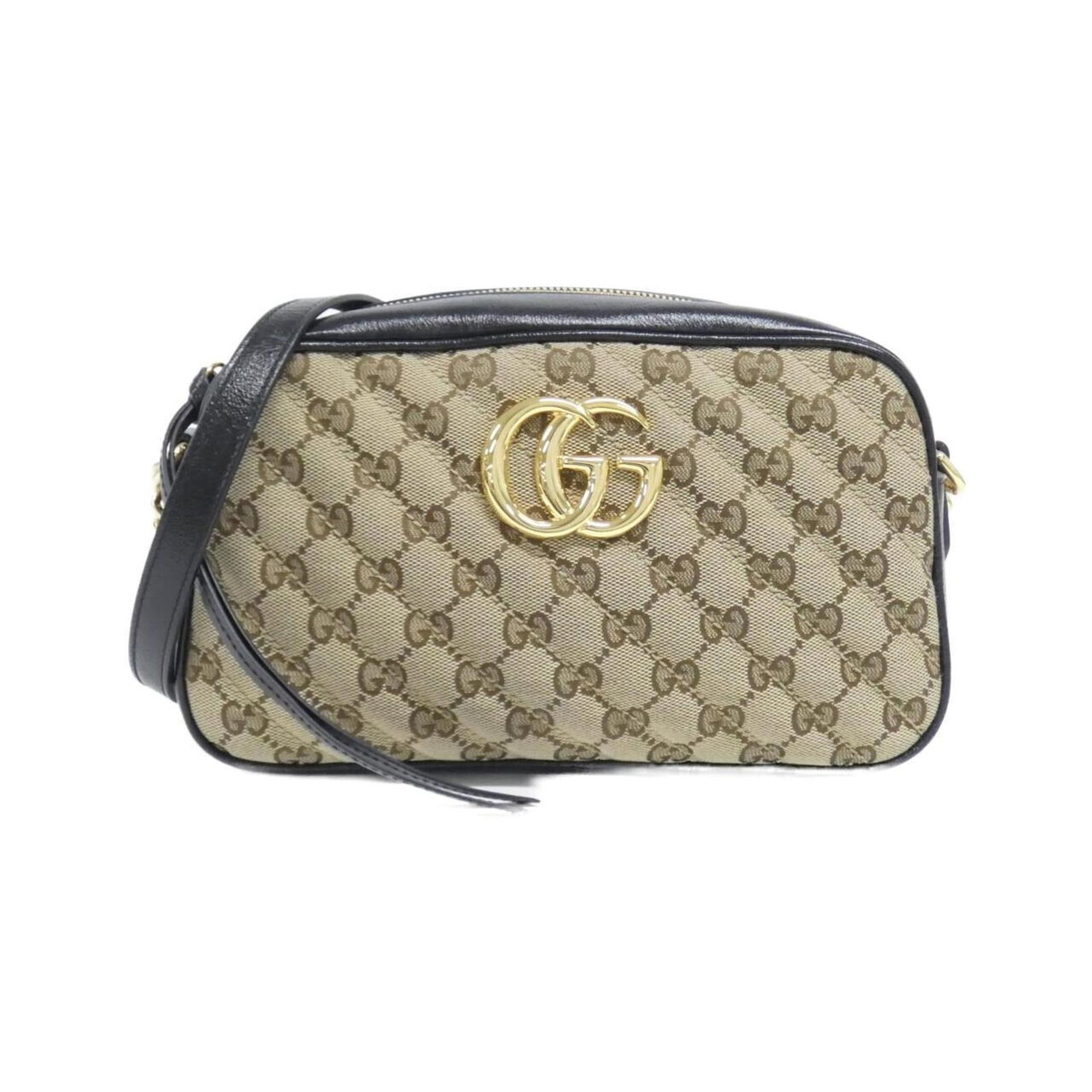 Leather - Gucci Shoulder Bag Gg Canvas (1 of 8)