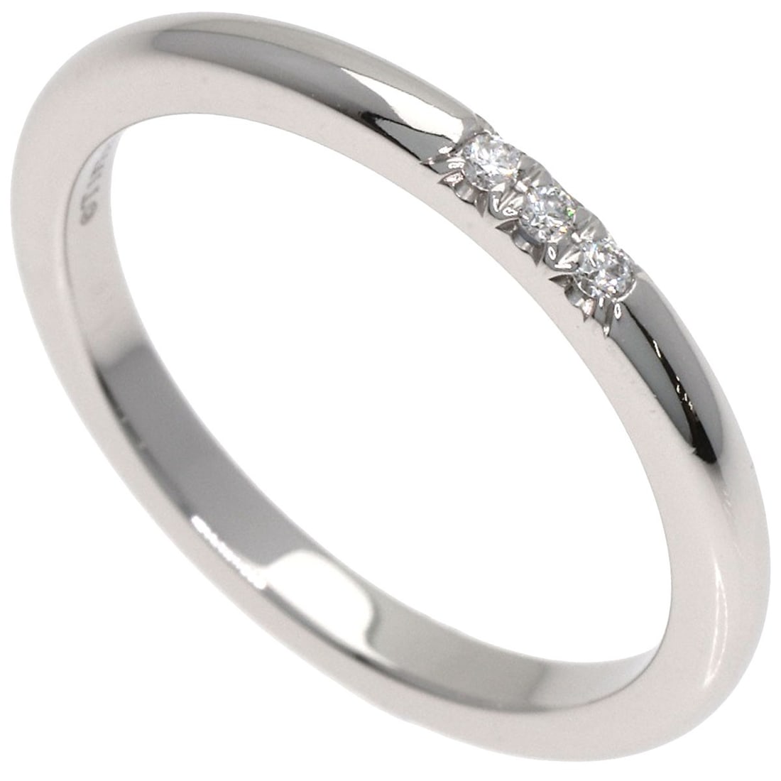 PT950 TIFFANY&Co. Forever 3P Diamond Ring Platinum (1 of 7)