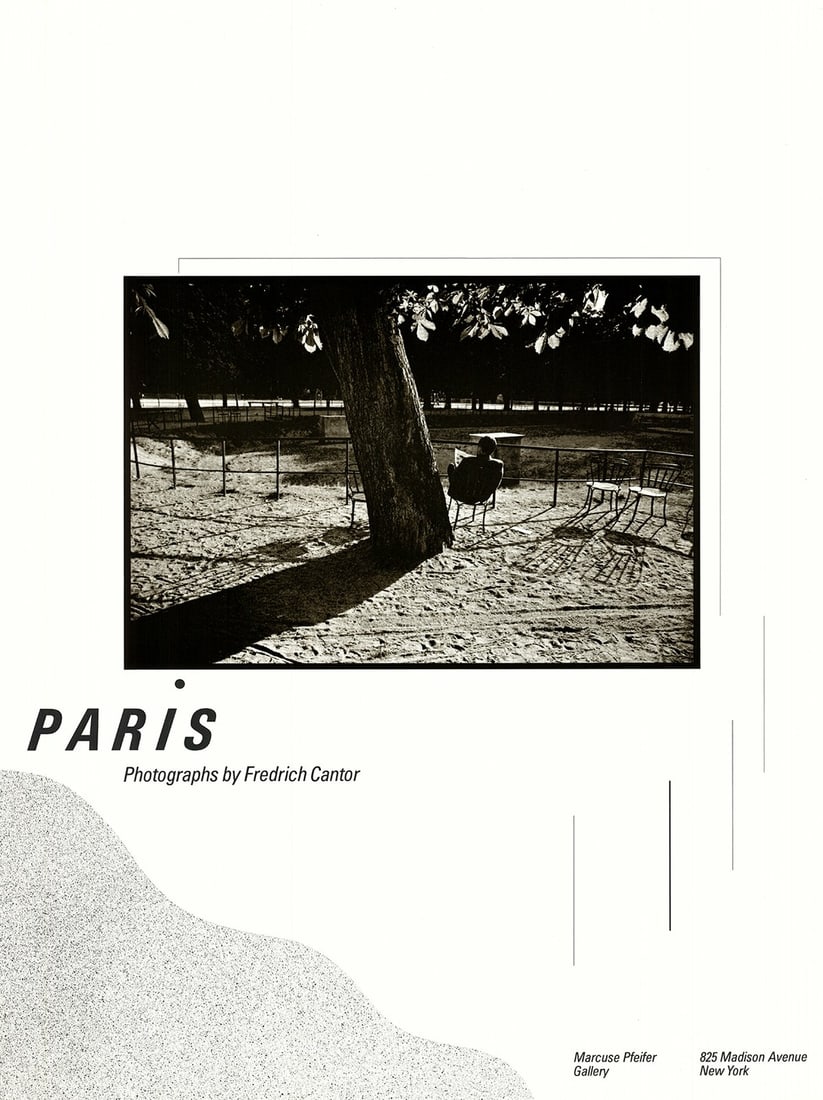 Man FREDRICH CANTOR Paris 24" x 18" Poster 1980 Photography Black & White Tree: Man FREDRICH CANTOR Paris 24" x 18" Poster 1980 Photography Black & White Tree This listing features Man FREDRICH CANTOR Paris 24" x 18" Poster 1980 Photography Black & White Tree. Item specifics are