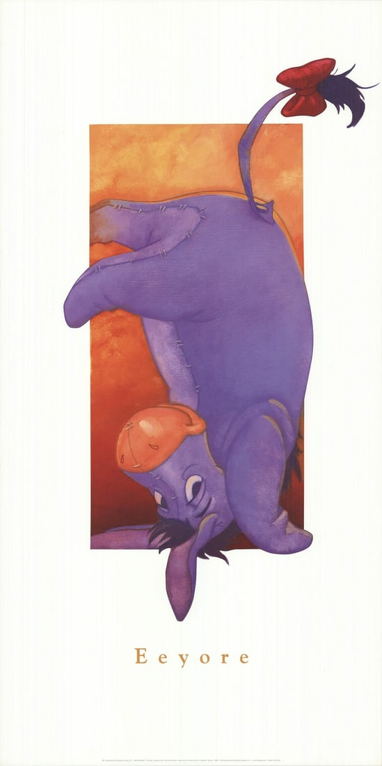 Brown E.H. SHEPARD Eeyore 36" x 18" Offset Lithograph 1995 Contemporary Purple: Brown E.H. SHEPARD Eeyore 36" x 18" Offset Lithograph 1995 Contemporary Purple This listing features Brown E.H. SHEPARD Eeyore 36" x 18" Offset Lithograph 1995 Contemporary Purple. Item specifics are