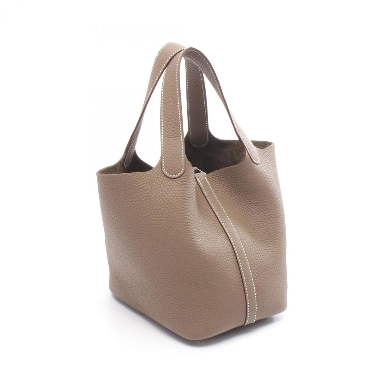 Leather Hermes Handbag - 2