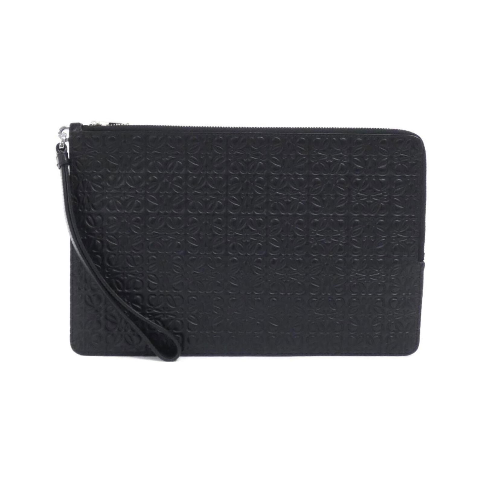 Leather Loewe Clutch Bag: Leather Loewe Clutch Bag This listing features Leather Loewe Clutch Bag. Item specifics are provided below. Item Specifics: Brand: Loewe Type: Clutch Bag Material: Leather Color: Black Hardware