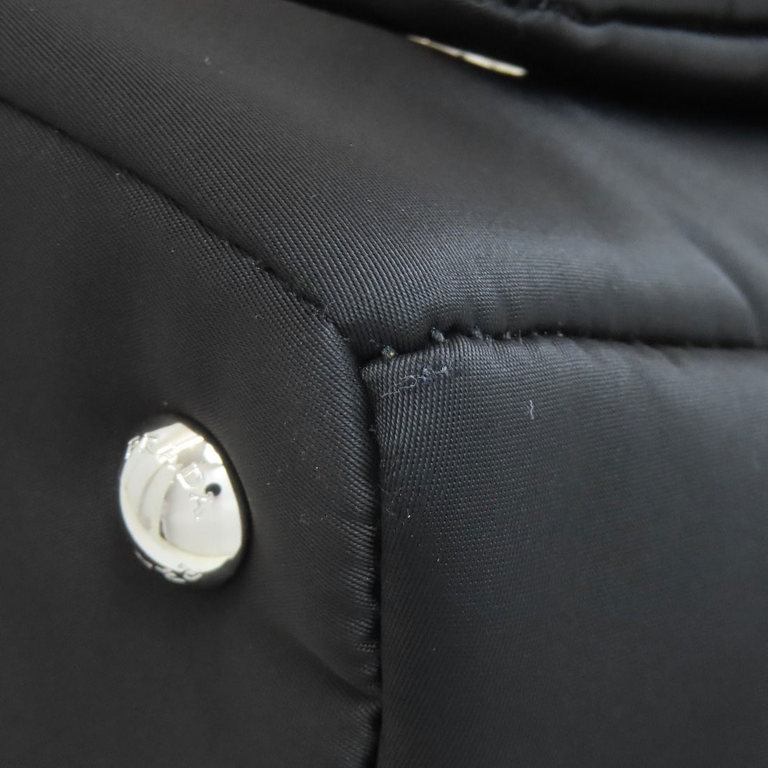 Nylon PRADA Logo Hardware Handbag - 18