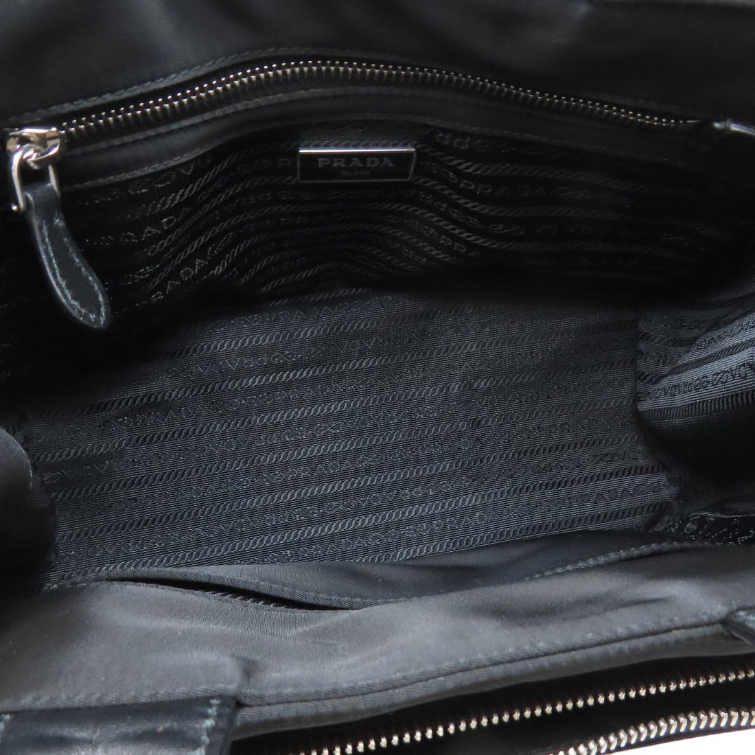 Nylon PRADA Logo Hardware Handbag - 5