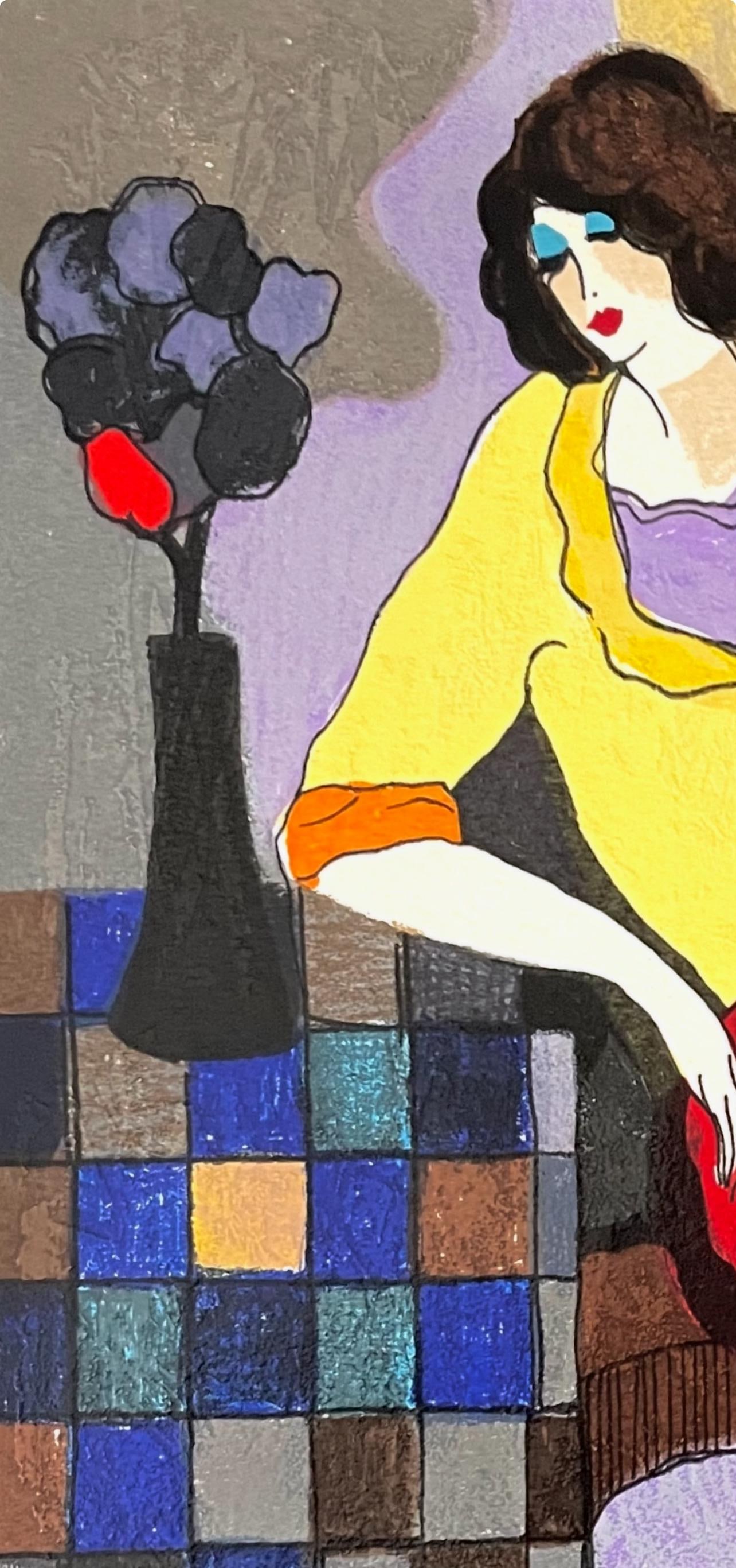 Silkscreen - Itzchak Tarkay - Sisters - Signed - 3