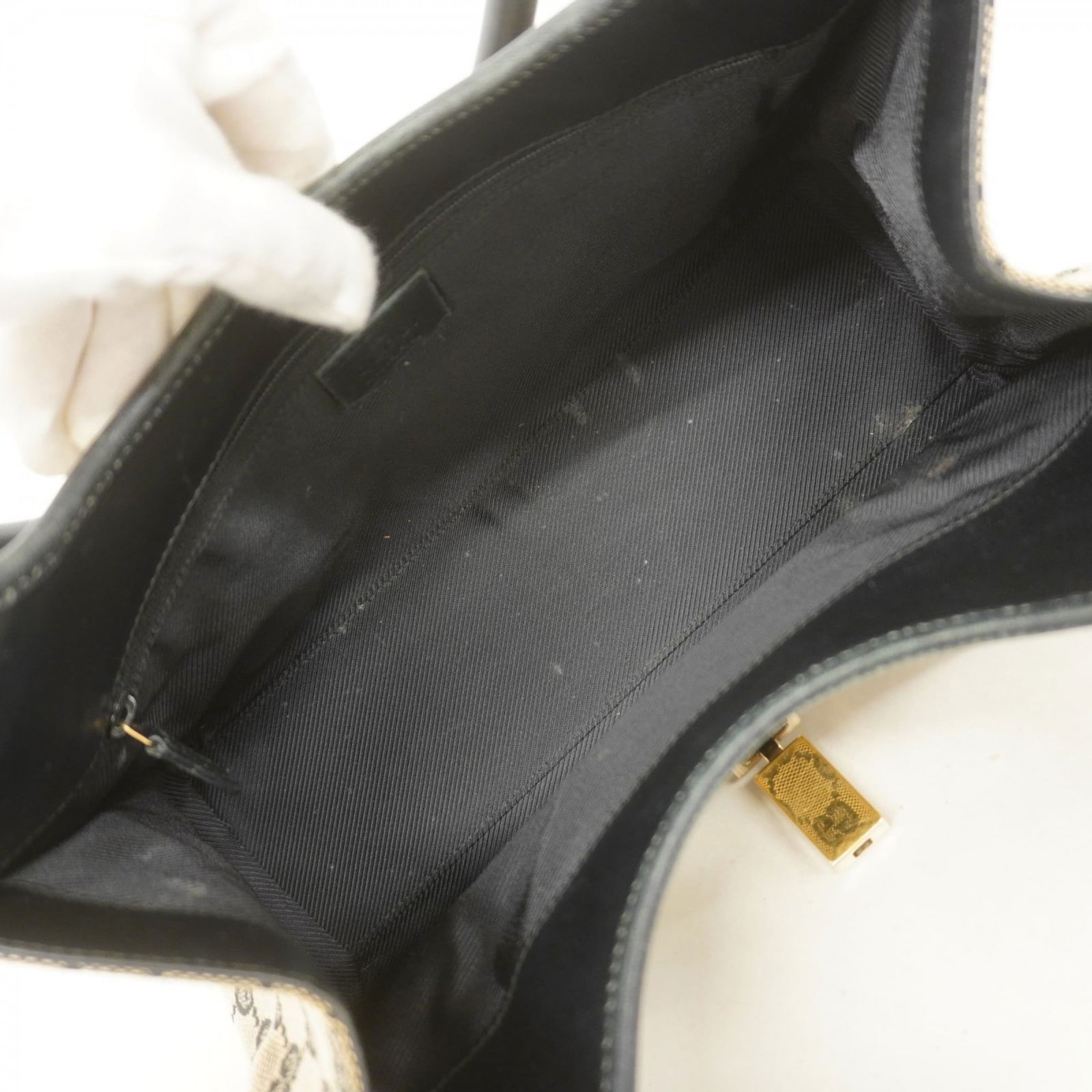 Canvas Gucci Handbag - 4