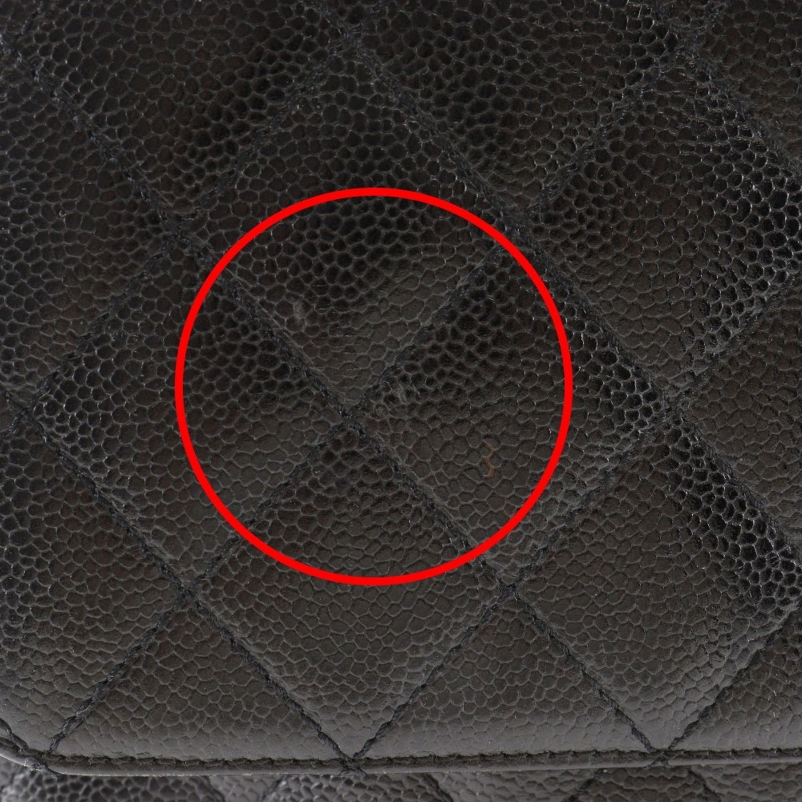 Calfskin Chanel Handbag Grained - 13