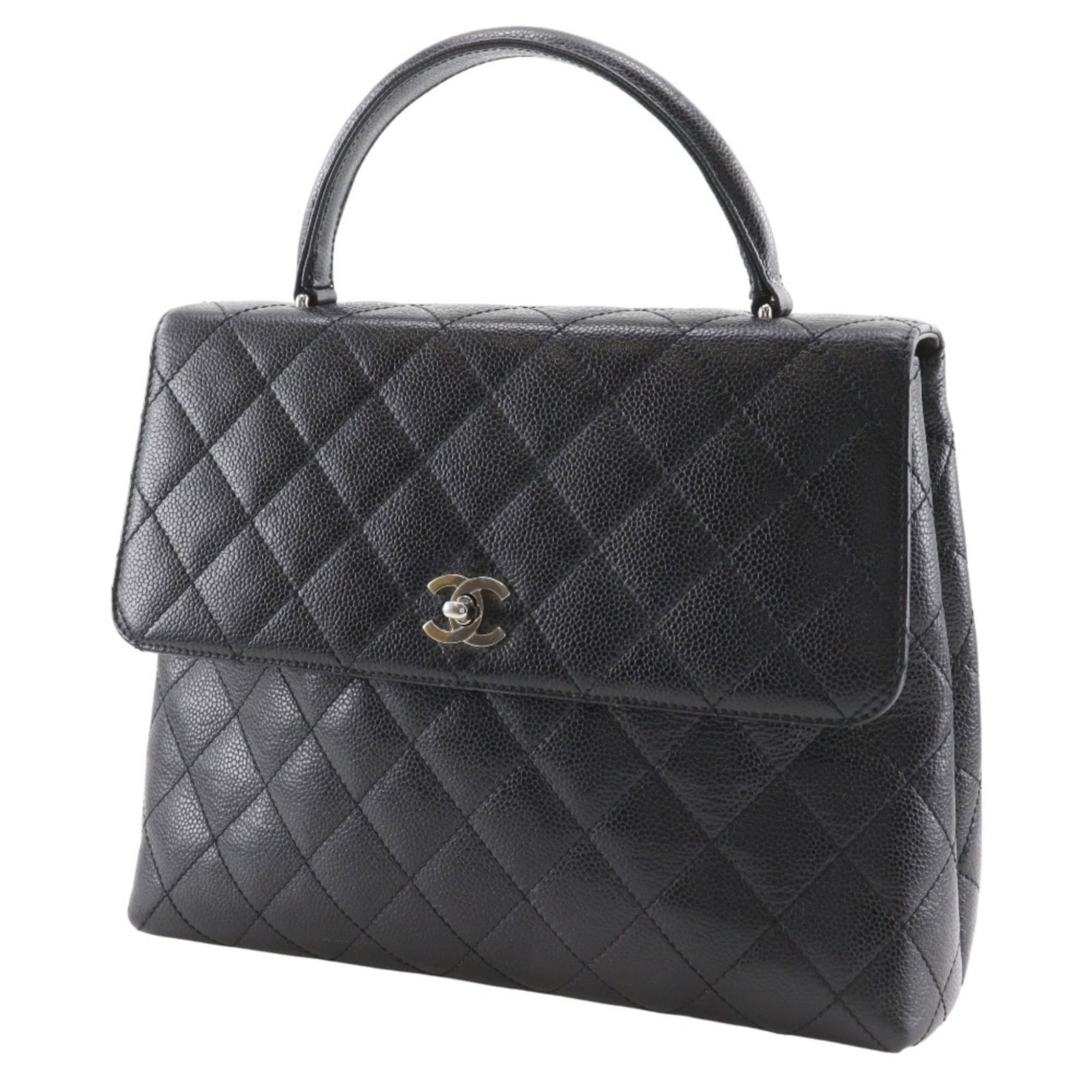 Calfskin Chanel Handbag Grained - 2